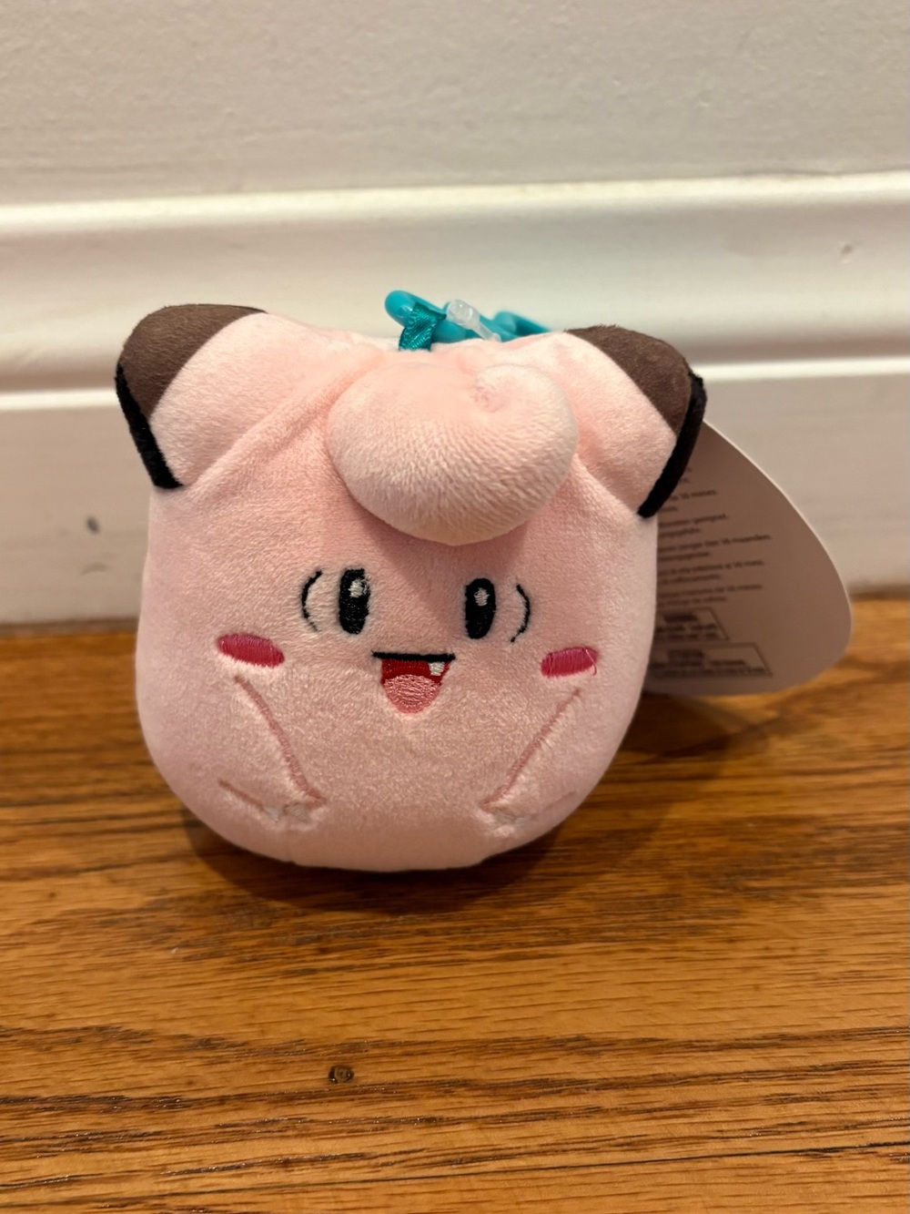 2026 Squishmallows Pokemon CLEFAIRY 3.5” Plush Clip Hard To Find Brand New